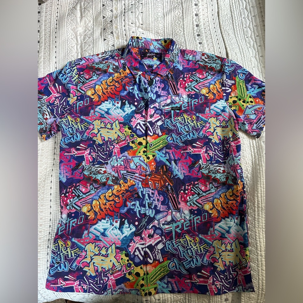 Retro Rifle graffiti Men's Shirt